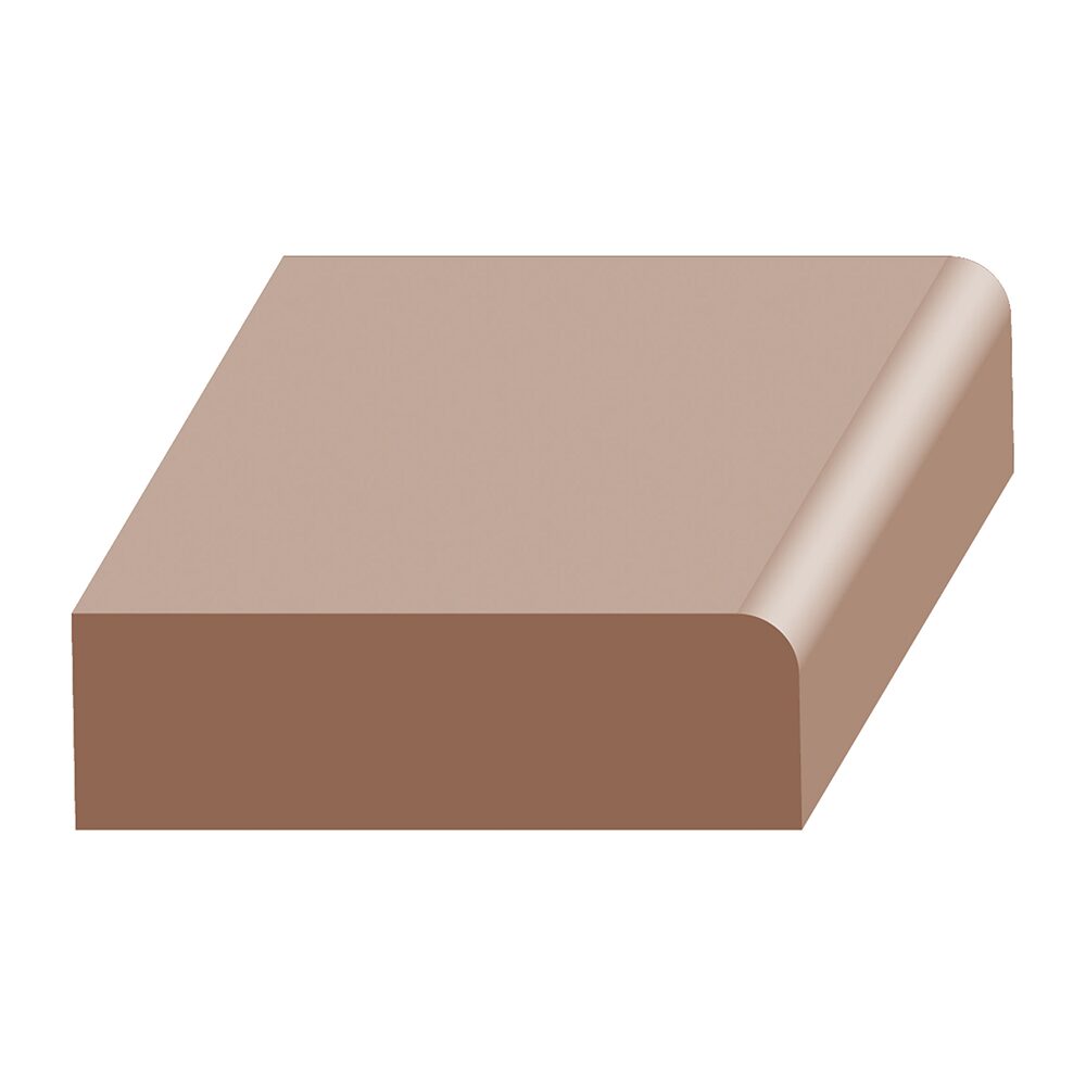 A brown tile with no border.