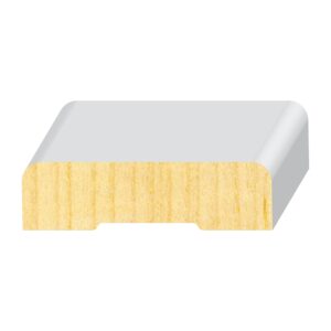 A white and yellow wooden bar with a white background.