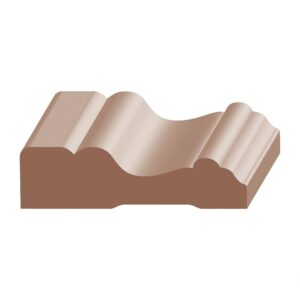 A picture of the top part of a piece of wood.