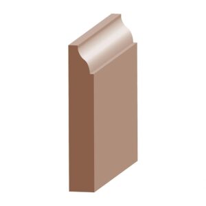 A picture of the side view of a piece of wood.