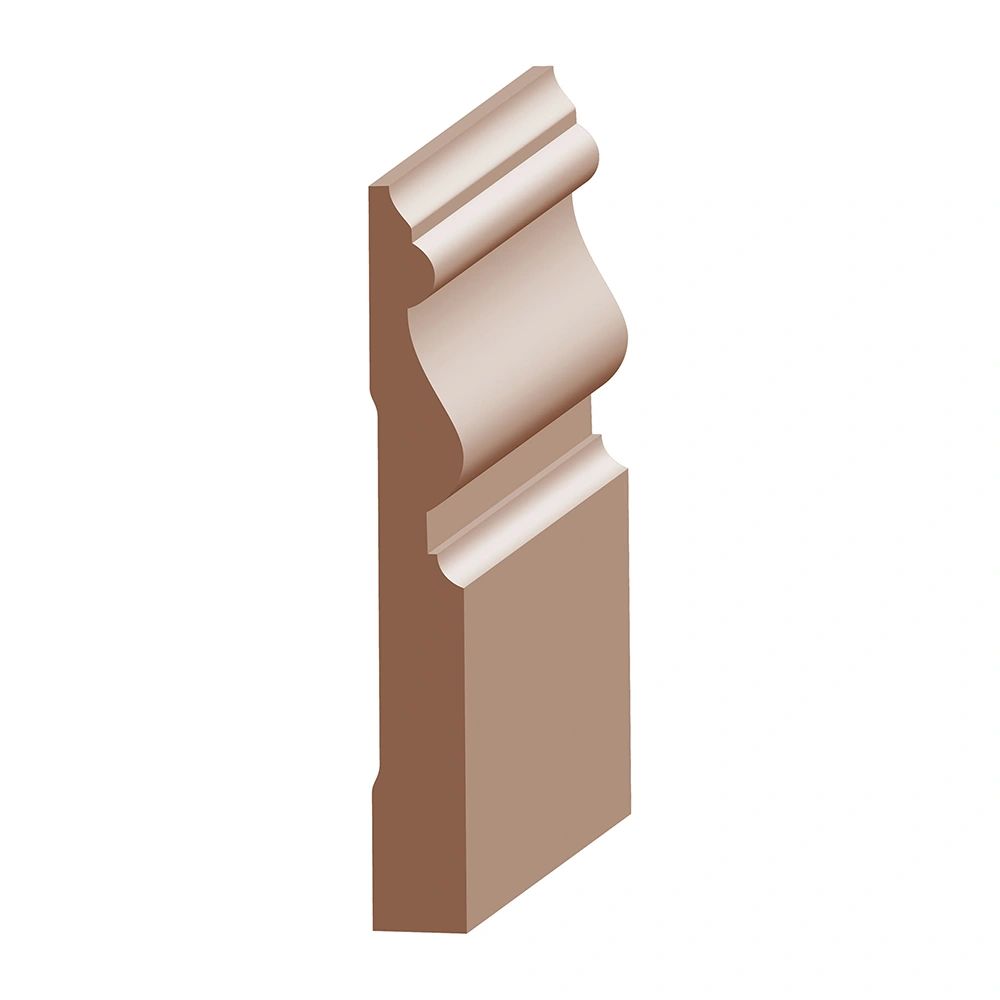 A 3 d image of the side view of a piece of wood.