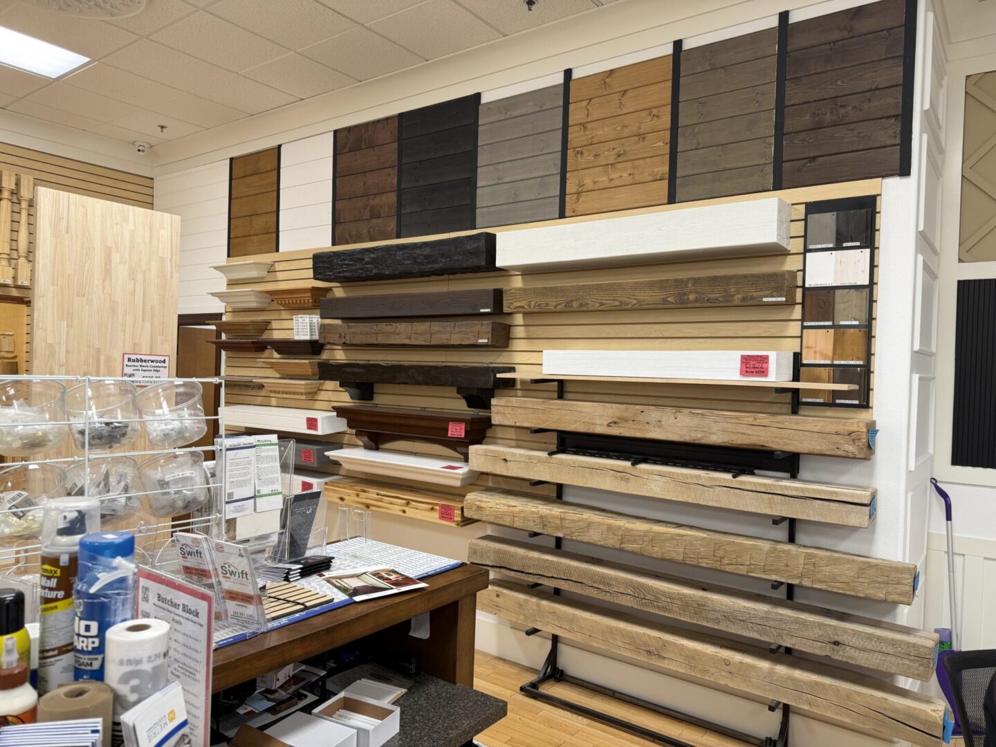 Fireplace mantels and Exterior Siding