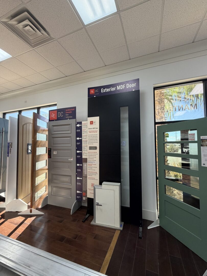 Interior and exterior Doors