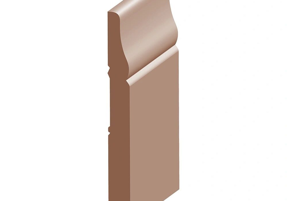 A 3 d image of the side view of a tile.