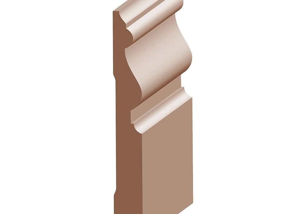 A 3 d image of the side view of a piece of wood.