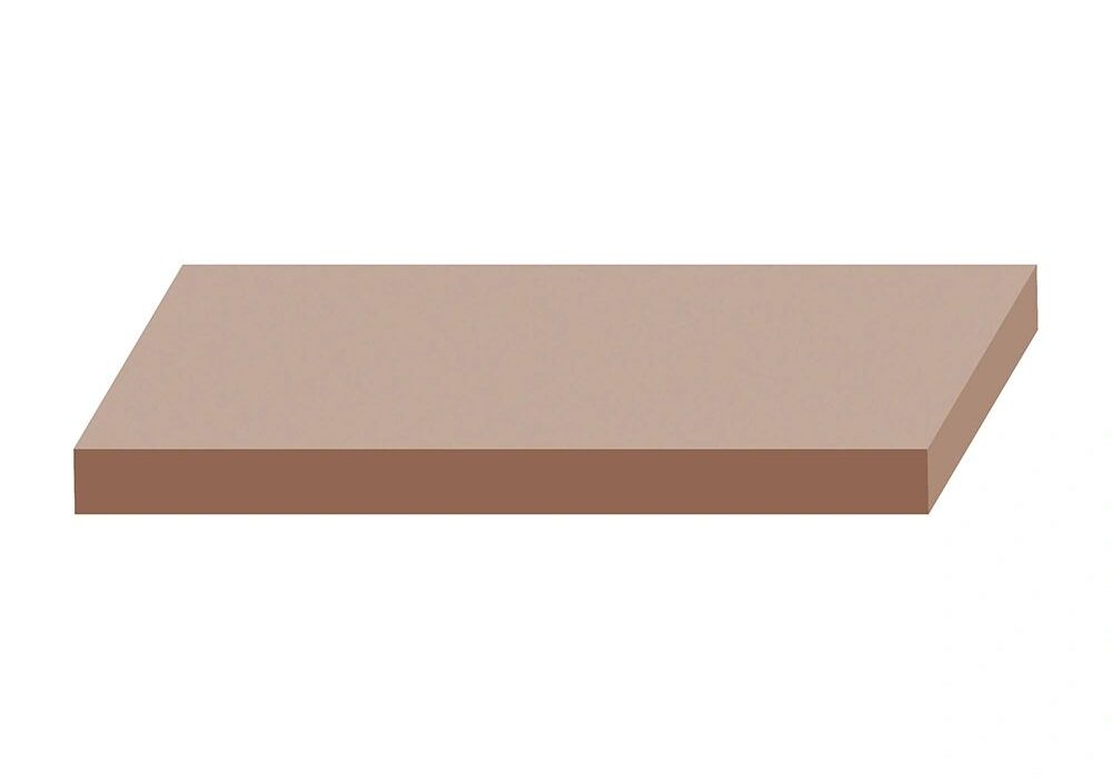 A brown piece of paper sitting on top of a table.