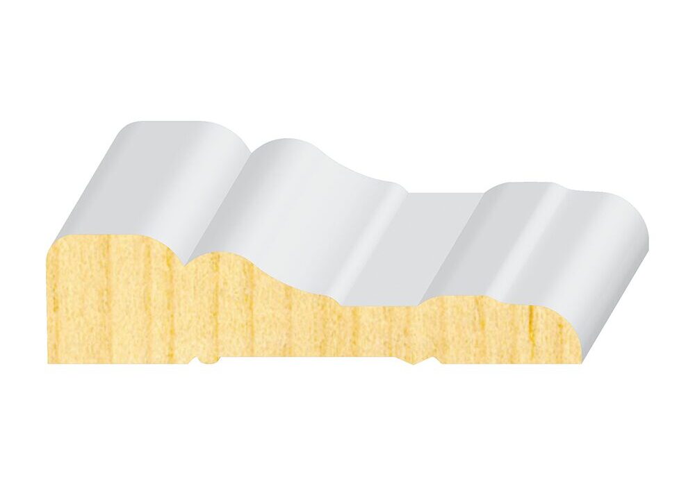 A white and yellow strip of paper