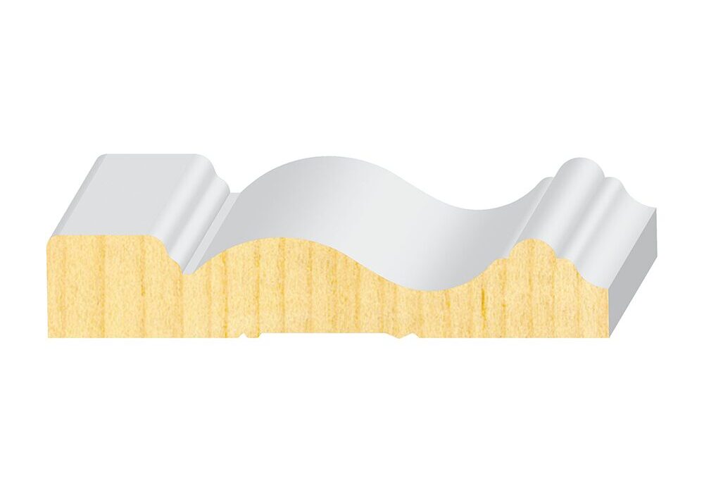 A white and yellow strip of paper