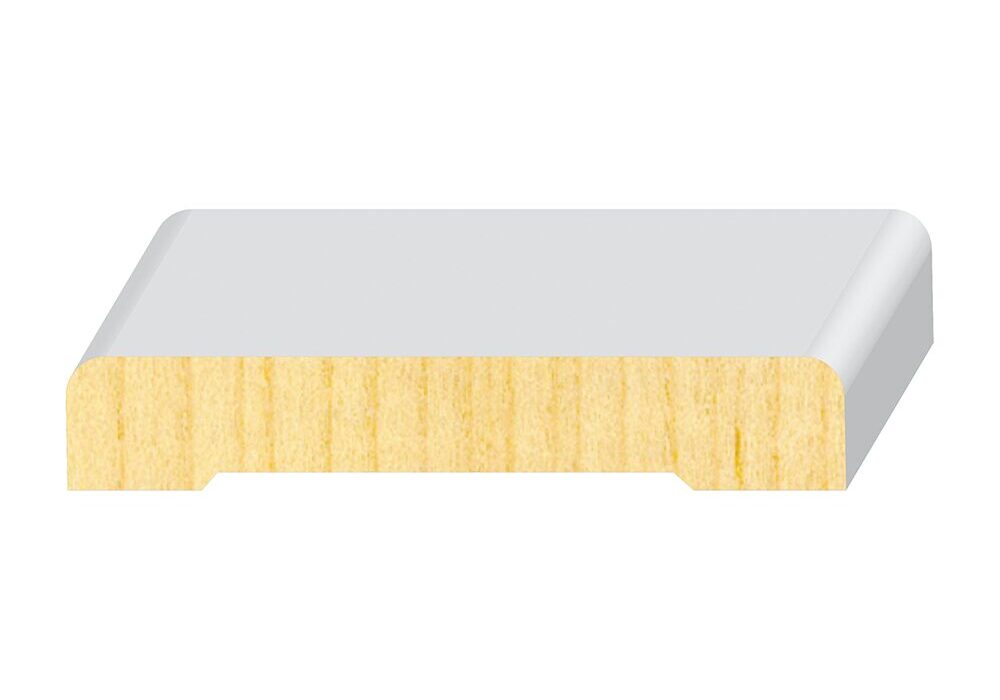 A white tile with yellow stripes on it.